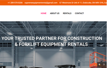 Supreme Equipment Rental Preview